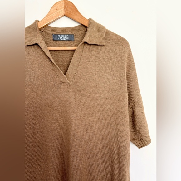 Primark Brown Knit Sweater Dress - Picture 2 of 4